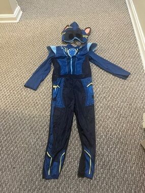 Kids Navy Blue Paw Patrol Chase Costume with Mask